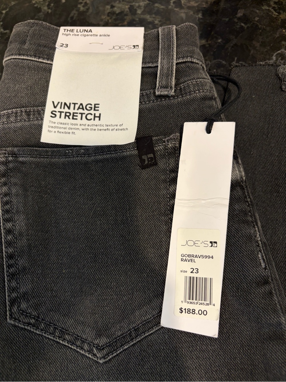 Joe's Jeans The Luna High Rise Cigarette Ankle Jeans - Gray